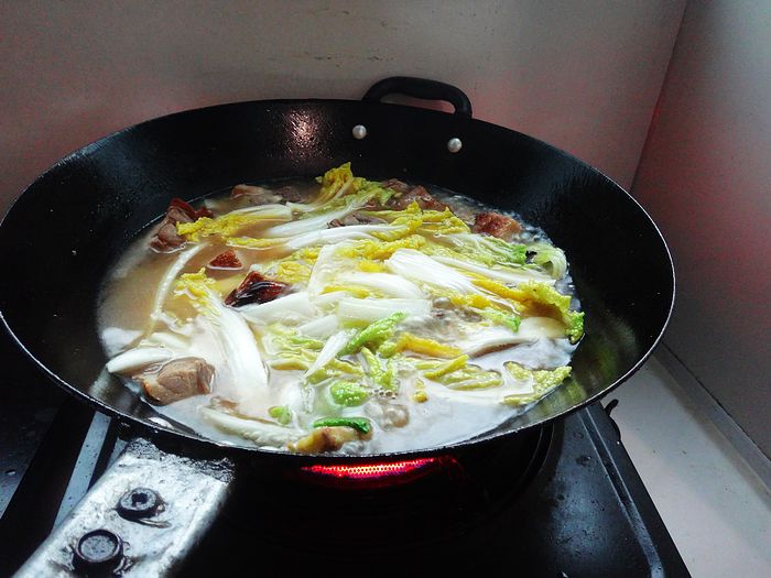 鸭肉炖粉条最简单的做法,鸭肉炖白菜土豆粉条的做法