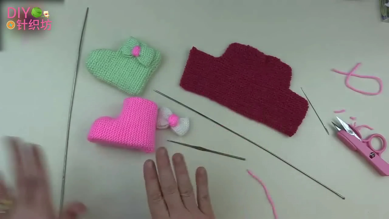 针织毛线鞋花样图案大全,针织儿童毛线鞋全视频