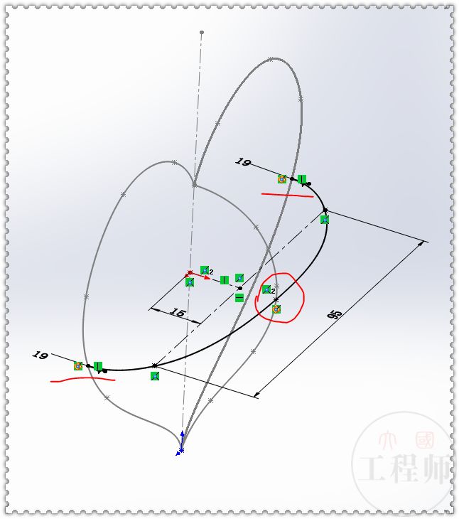 曲面建模五角星,曲面建模二维图标注