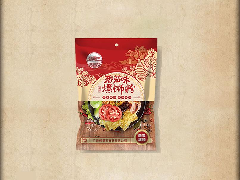 螺蛳粉包装设计效果图,特别好看的螺蛳粉包装