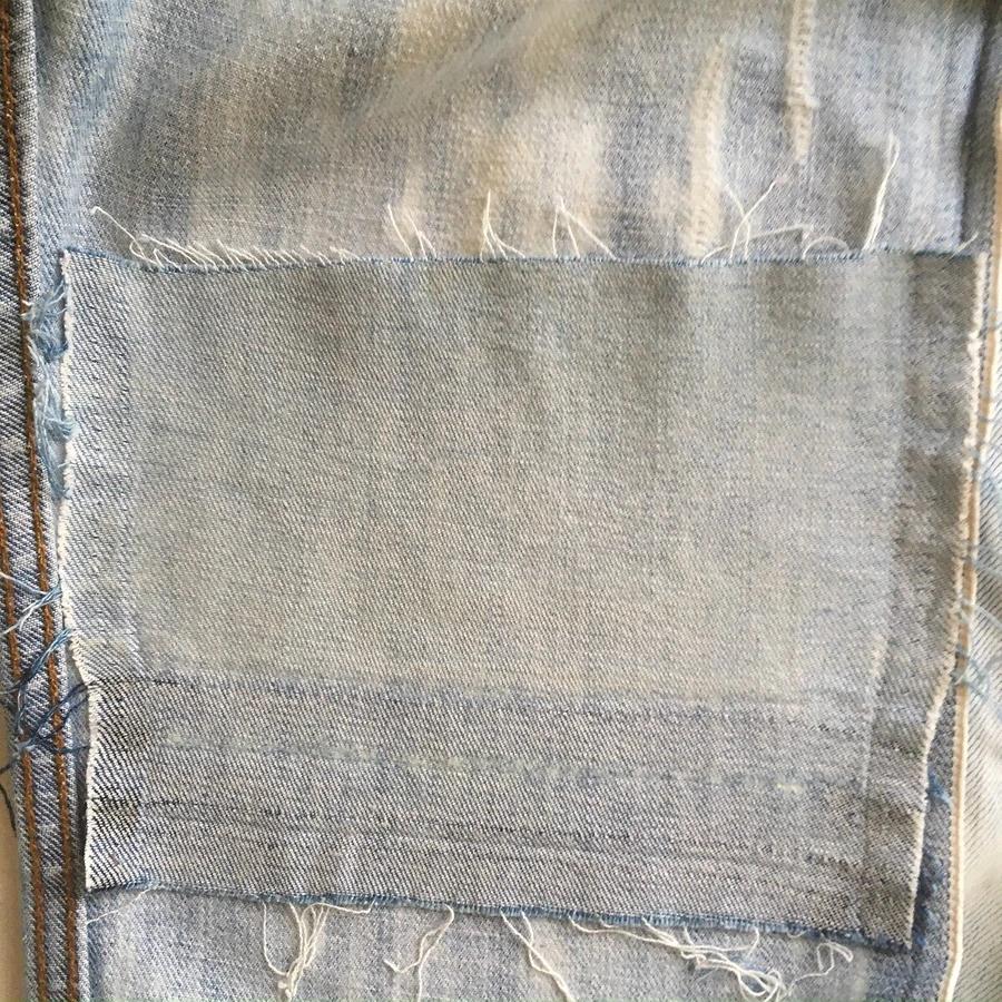 牛仔裤烂了个洞应该如何修补,牛仔裤边磨破了怎么修补