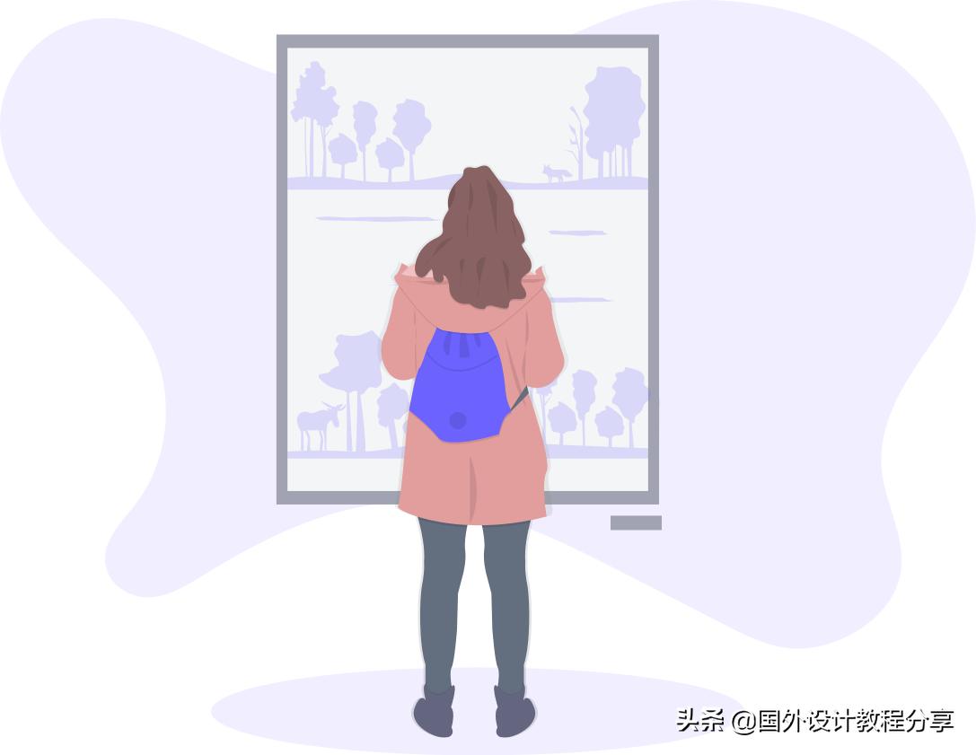 扁平矢量插画教程,矢量扁平插画怎么画