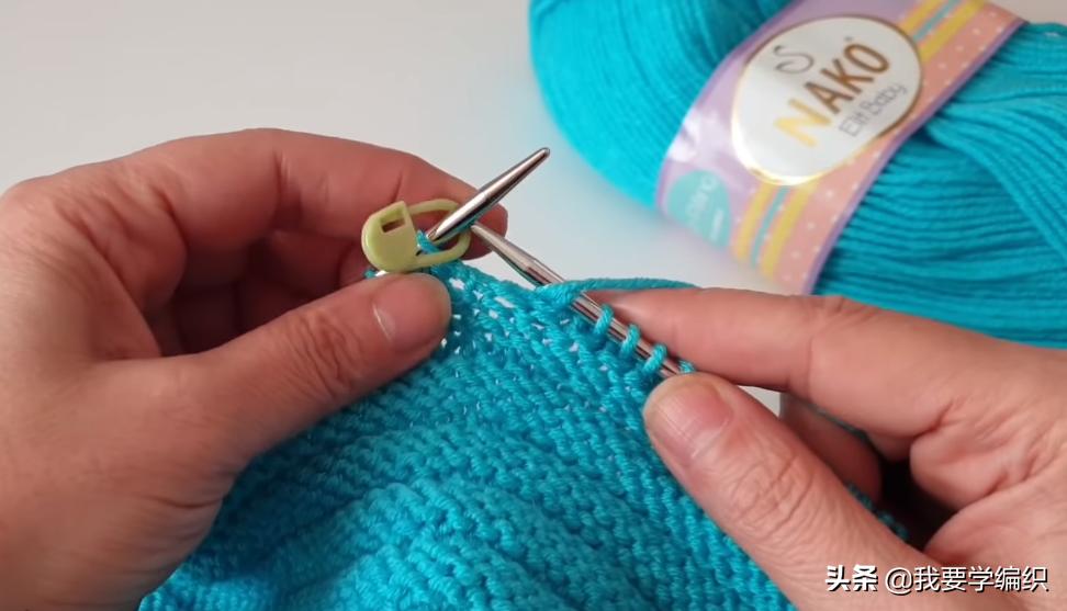 新手也能学会的一款帽子，成人孩子都适合，宝宝抽绳香肠帽教程