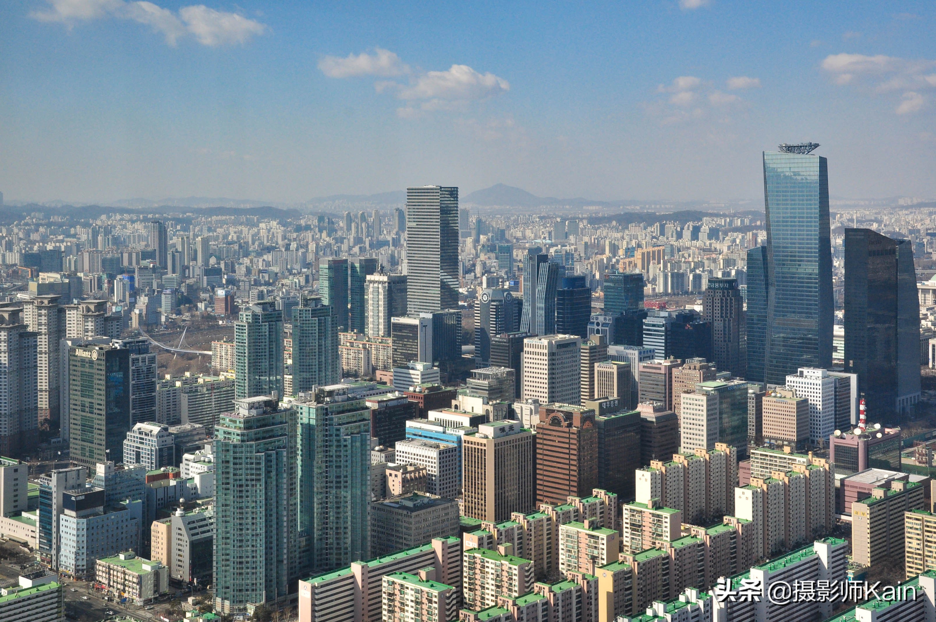 韩国首尔真实街景,寂寞烟火首尔风景