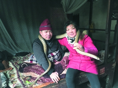 全州一残疾男子“听书”自学养蛇技术“与蛇共舞”闯出脱贫之路