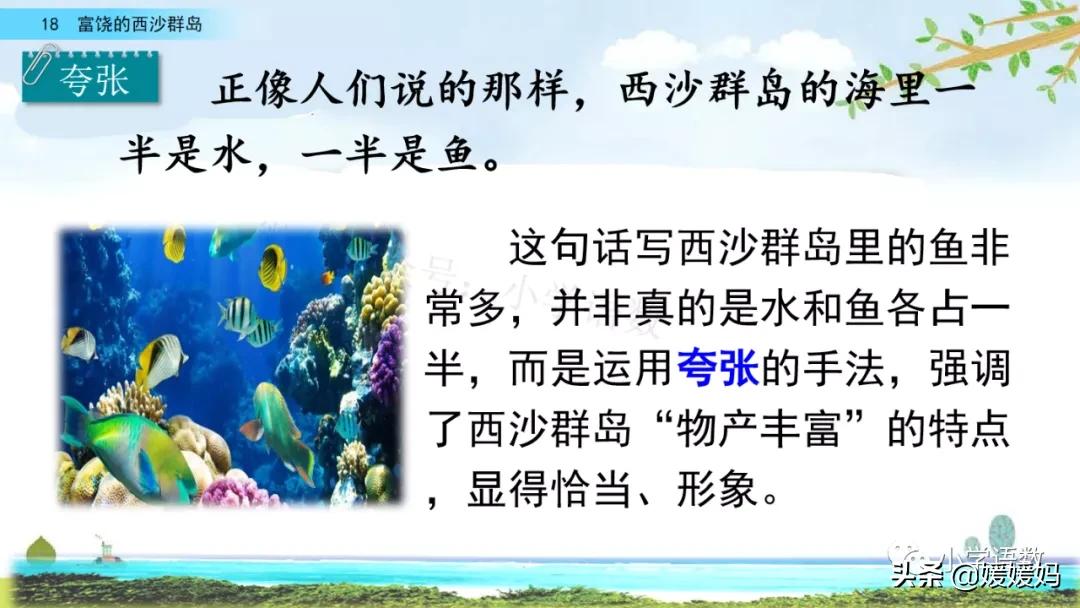 三年级第18课富饶的西沙群岛预习,3年级语文第18课富饶的西沙群岛