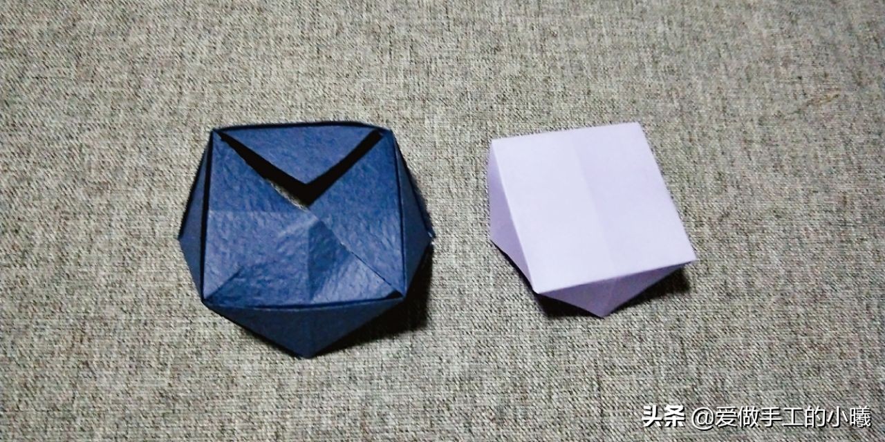 折纸大花瓶简单又漂亮,折纸花瓶高颜值