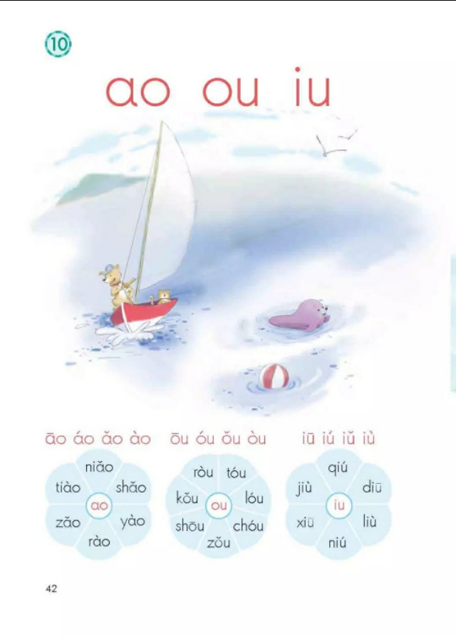 幼升小一年级上拼音《aoouiu》预习+习题练习