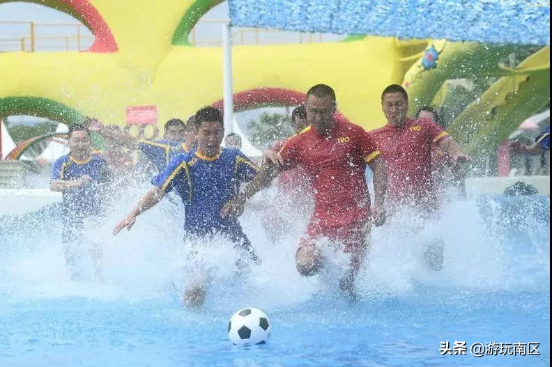 水上龙门与草上鸭场已准备，各位选手请就位