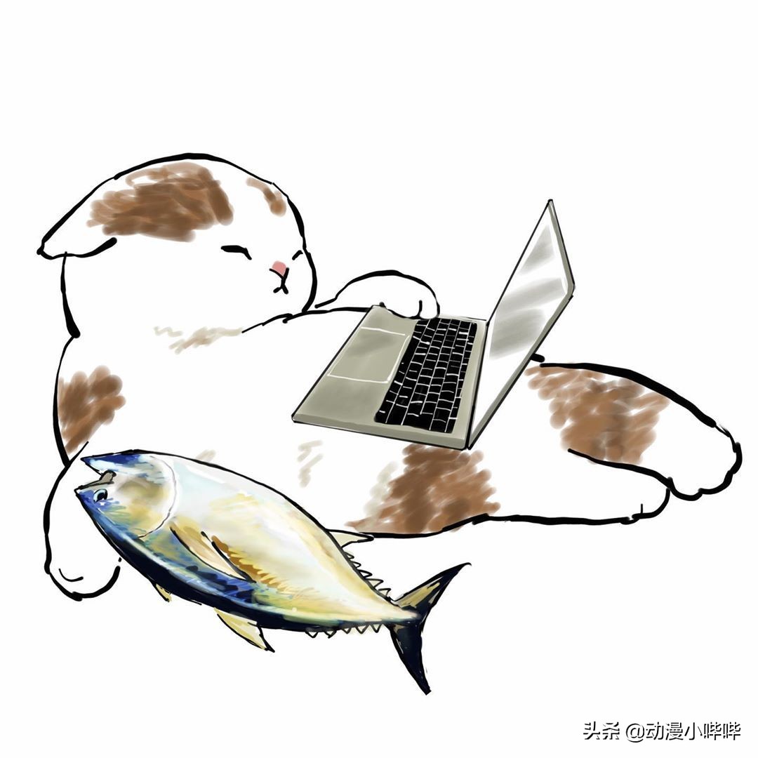 猫拟人韩国画师,画师将猫咪拟人化好可爱呢