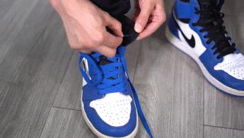 怎么系鞋带扁的鞋带不容易掉,明星同款鞋带怎么系