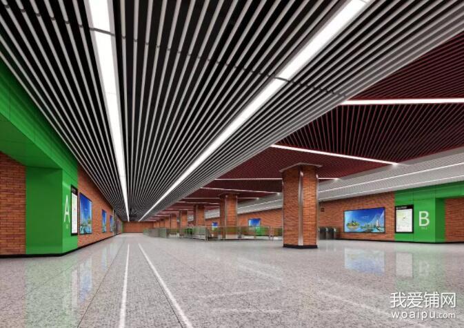 合肥地铁2号线和3号线线路换乘站,合肥地铁3号线繁华大道9个出入口