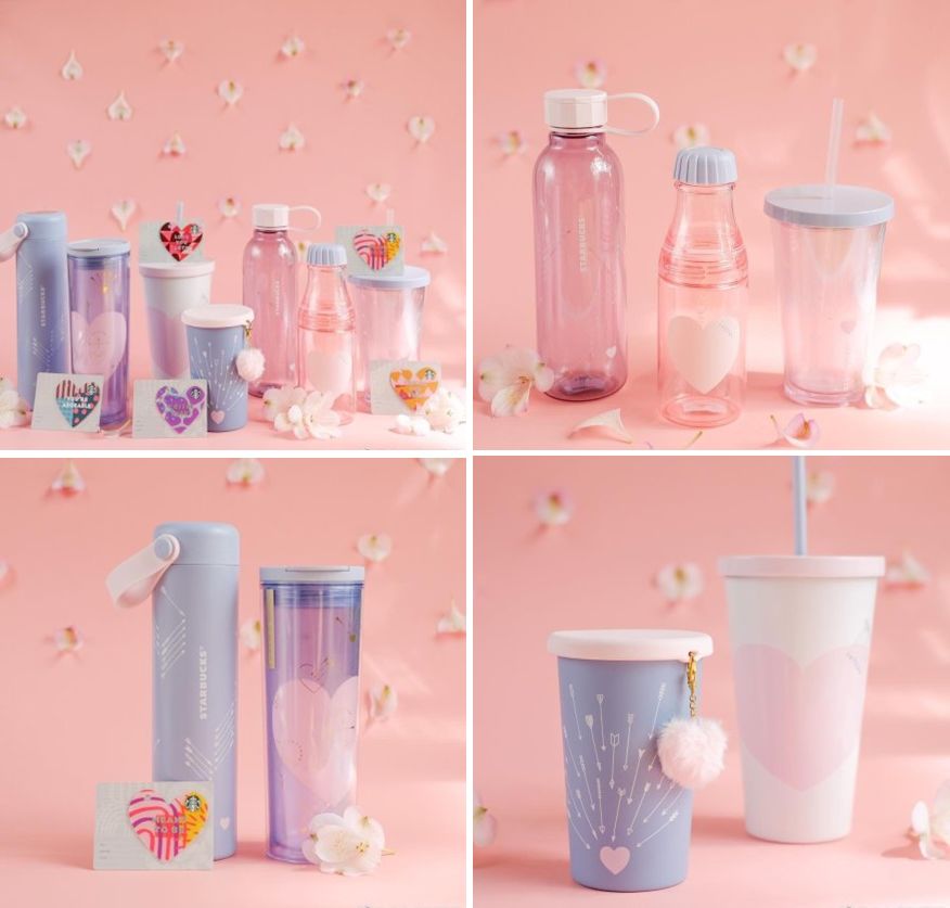 星巴克爆款猫爪杯组合,星巴克杯最值得收藏的系列