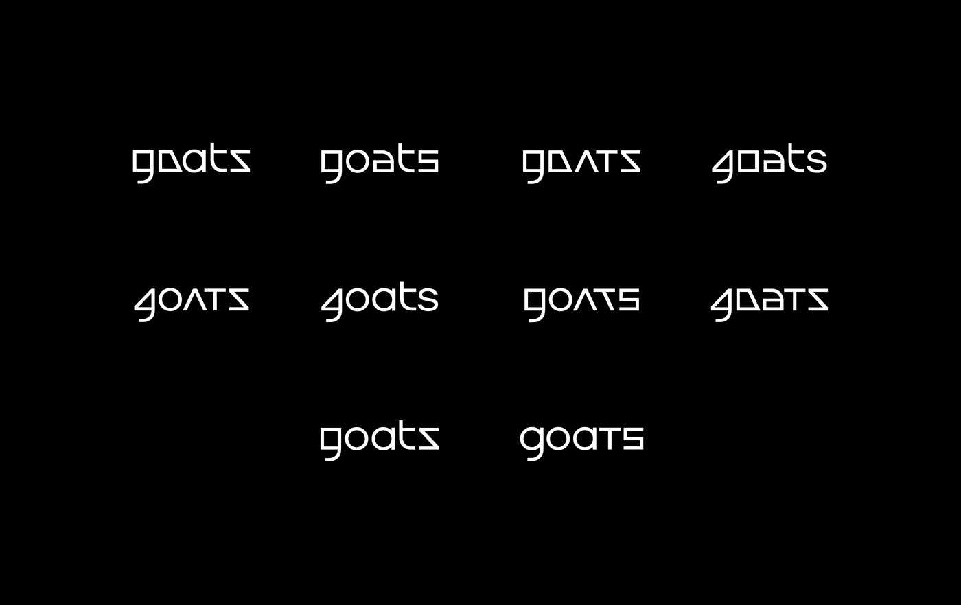 平面设计|G.O.A.T.传播咨询集团品牌形象设计