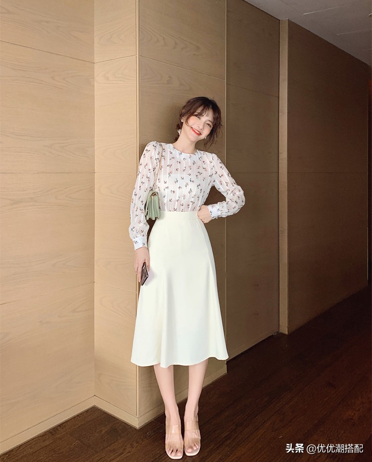 半身雪纺裙穿搭夏季小个子,夏季半身裙气质高级感40岁穿