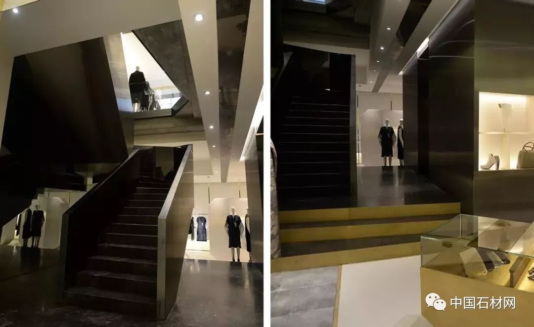 欣赏|全球奢侈品店最顶级大理石楼梯设计