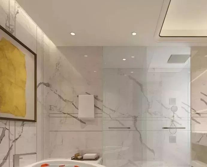 现代港式轻奢大平层设计效果图,港式轻奢大宅