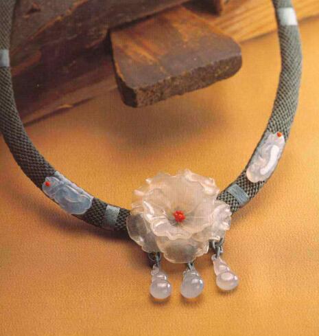 中国结珍珠项链,中国结玉佛项链