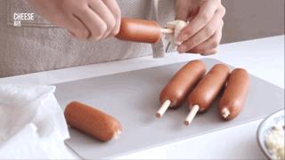 芝士热狗零食,香甜酥脆芝士热狗