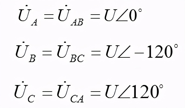 星形接法线电压和相电压关系推导,对称三相电源线电压和相电压关系