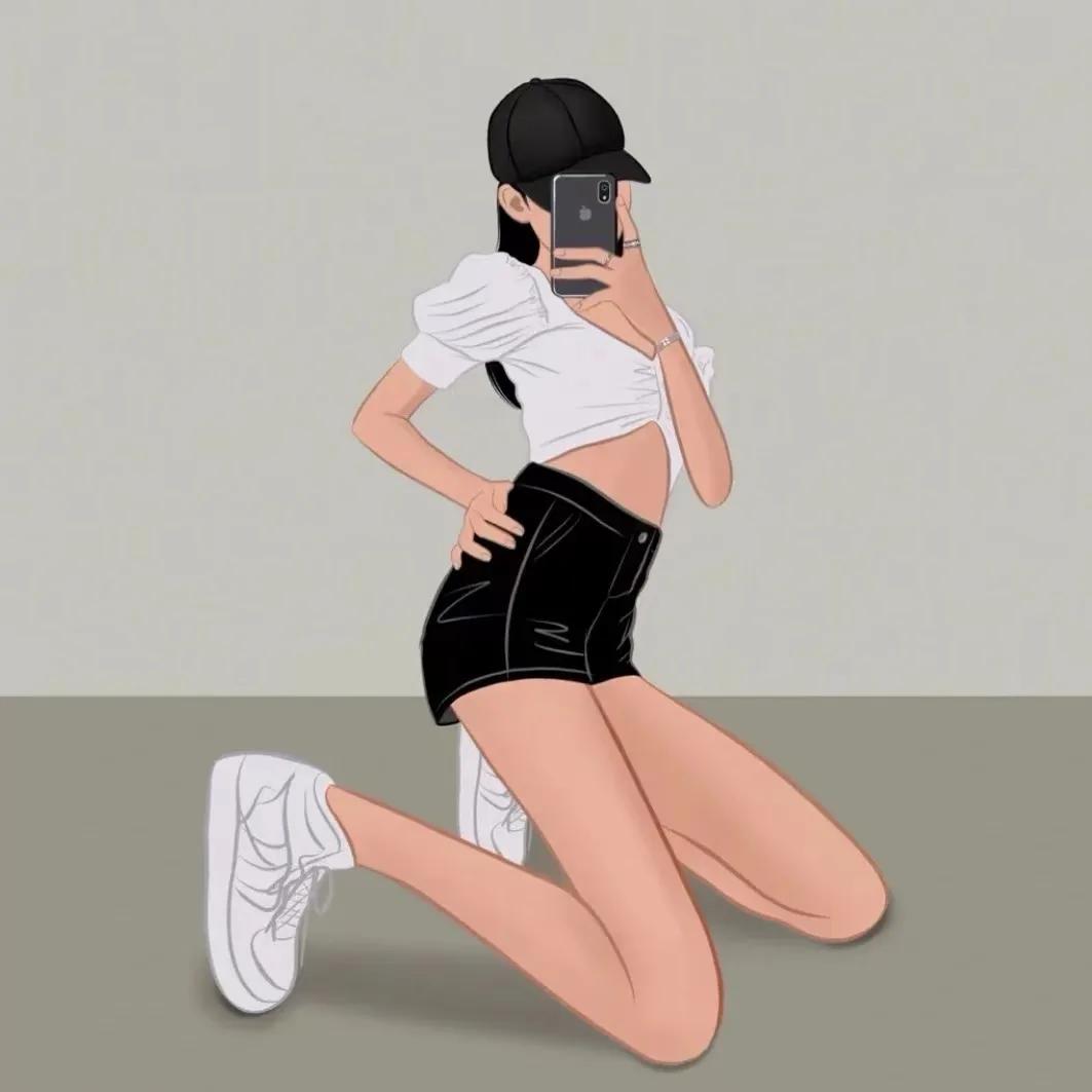 闺蜜头像萌娃卡通可爱小清新,可爱女孩头像萌娃闺蜜森系