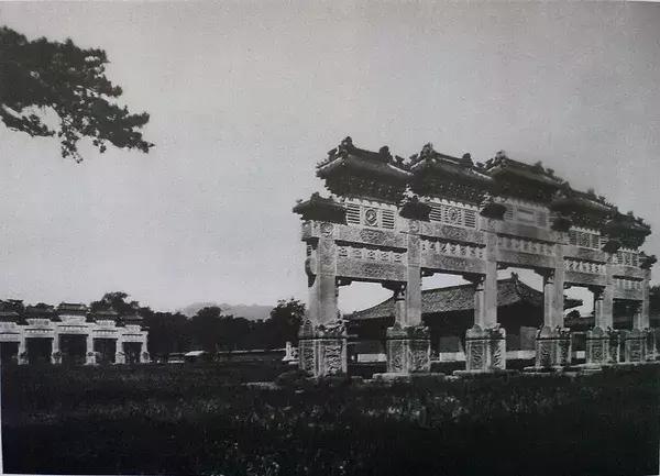 100年前中国风景建筑老照片,两亿多年前的景观