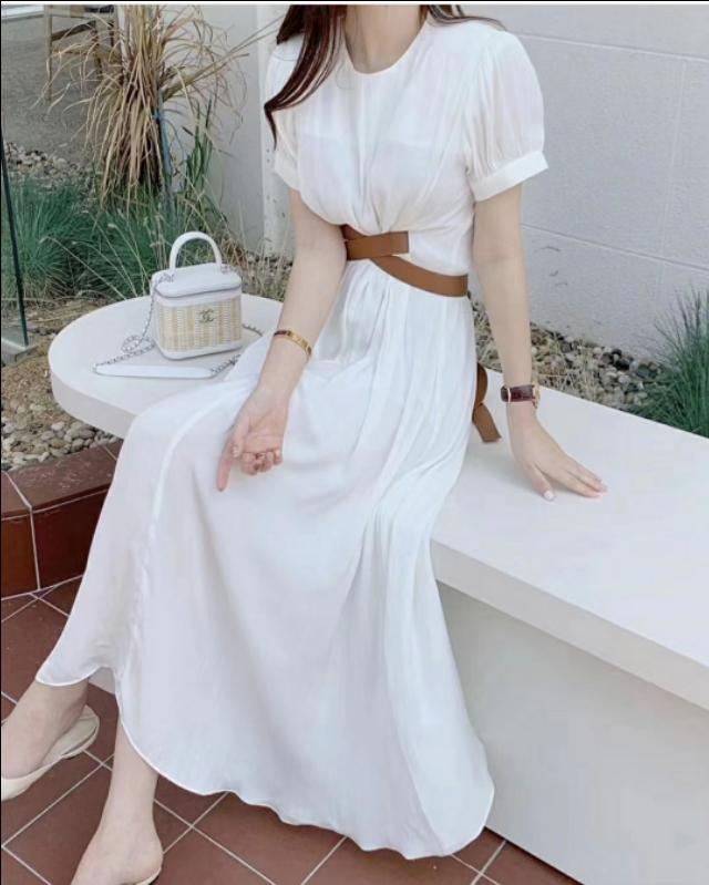 韩版小众设计感女裙,小众连衣裙夏季仙女裙