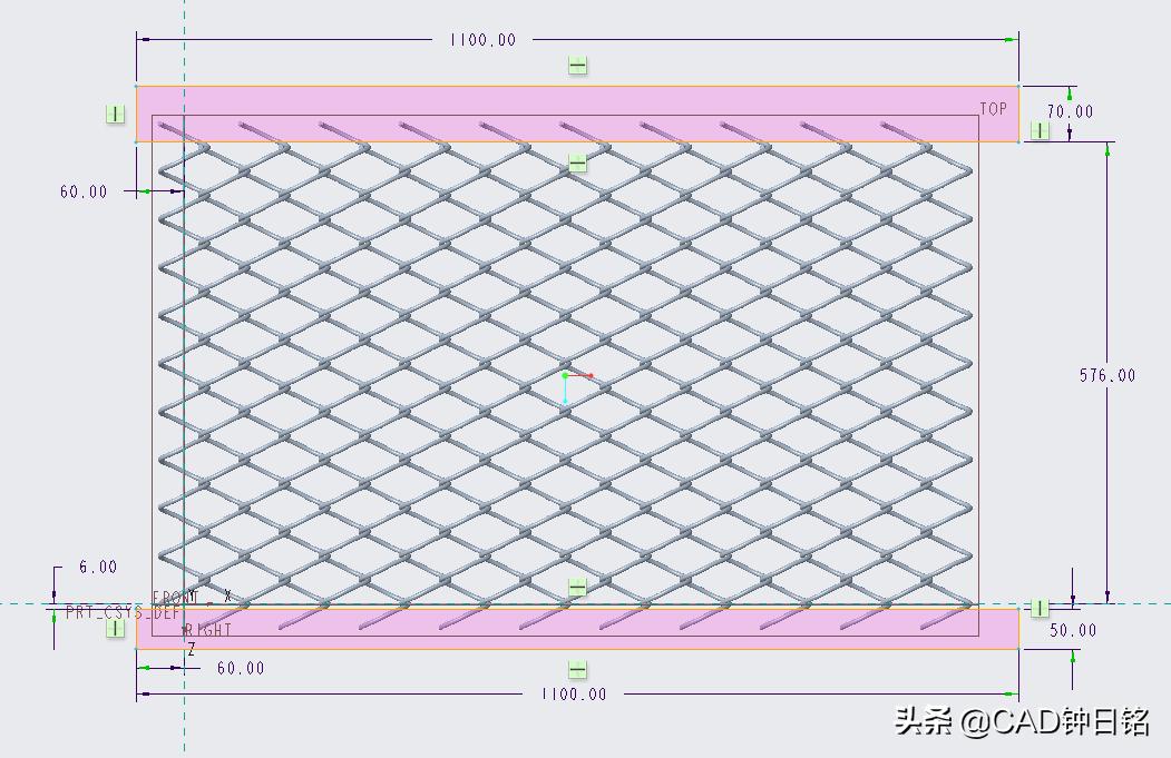 creoproe盖子画法,creo铁丝网模型设计