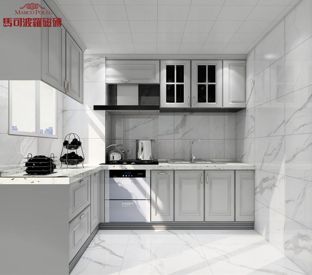 素色砖铺贴效果图设计,设计师新中式风格瓷砖铺贴效果图