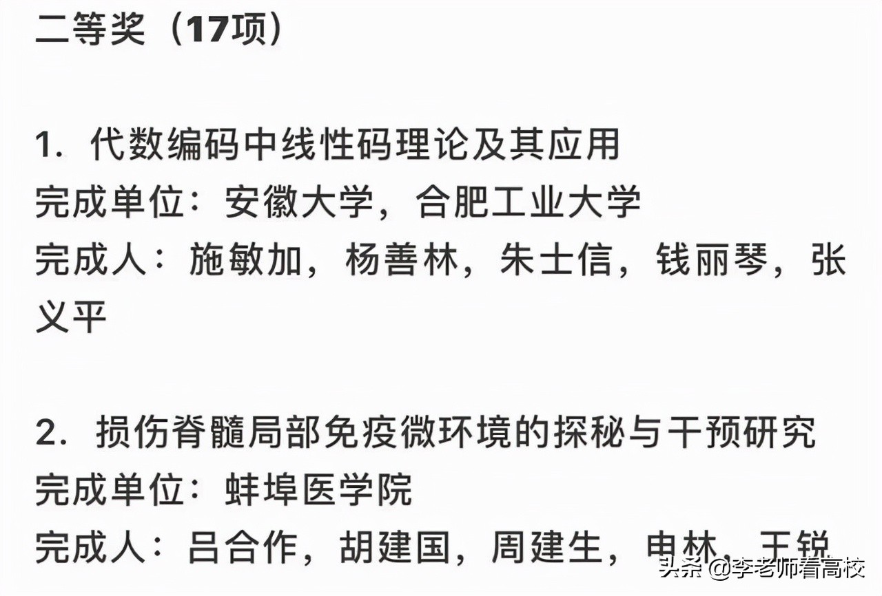 蚌埠医学院一流学科,蚌埠医学院科技进步一等奖