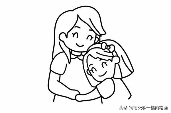 母亲节最简单的画法简笔画,最简单的母亲节简笔画