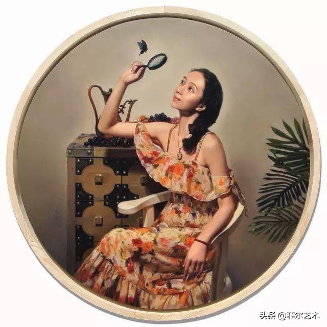 油画人物写实油画,玫瑰花油画写实油画