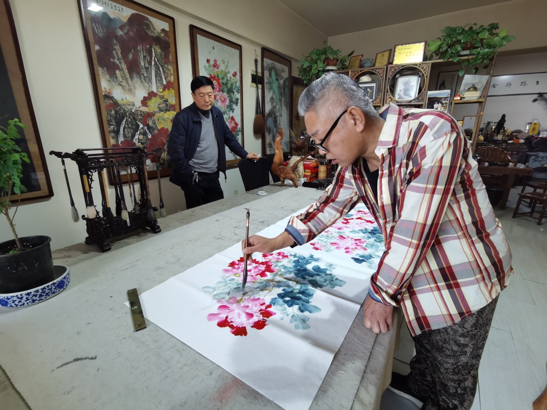 刘世雄绘画作品鉴赏,关于十年磨一剑砥砺再出发的绘画