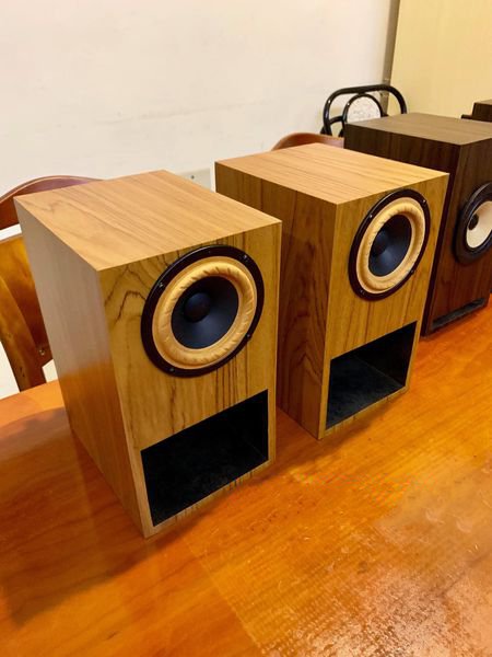 莞音4寸全频音箱,自制18寸全频号角音箱