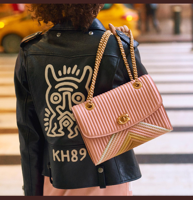 美国新款coach蔻驰女包,蔻驰coachparker系列斜挎包