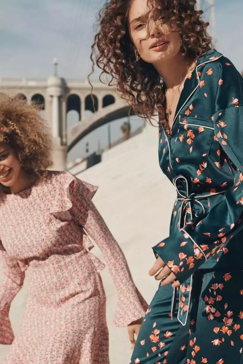 春季碎花裙推荐,玖姿春季碎花裙