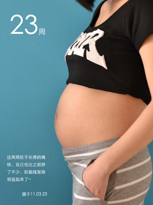 孕26周胎儿和孕妈妈的变化,23周胎儿在腹中图片动态图