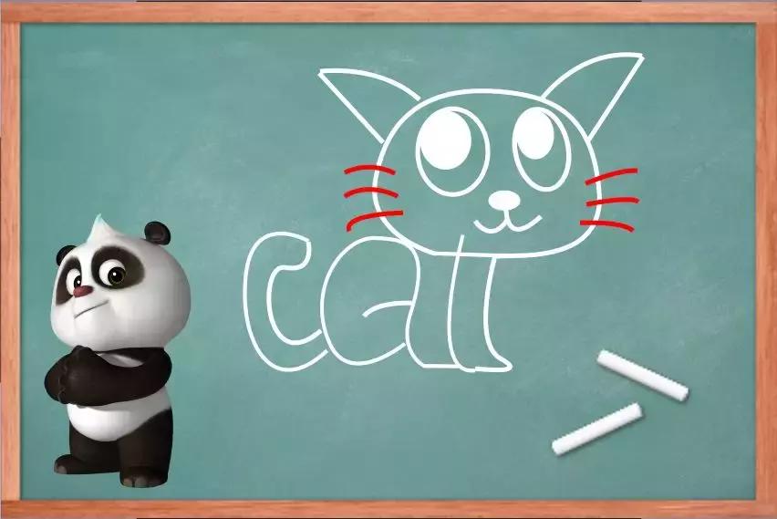 把英语单词画成一幅画,英文单词画简笔画