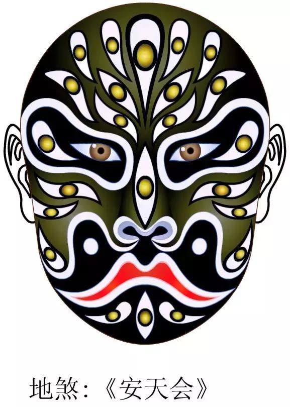 中国京剧脸谱高清典藏,京剧白色脸谱代表人物