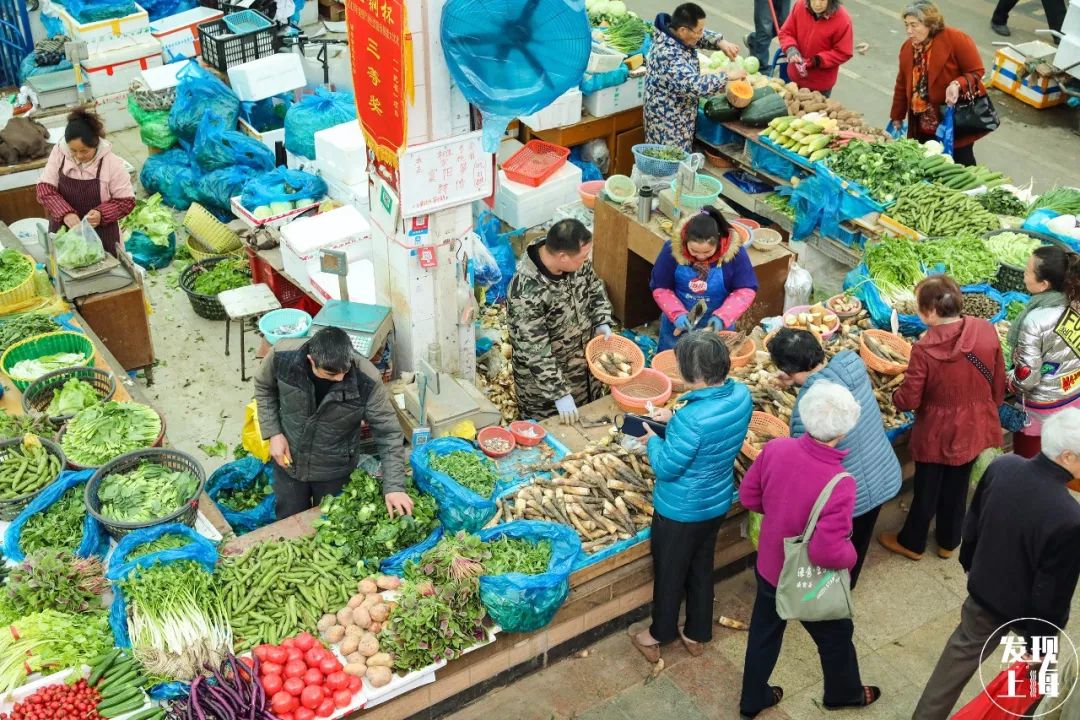 90多年前的上海菜市场,上海浦东新区最大的菜市场