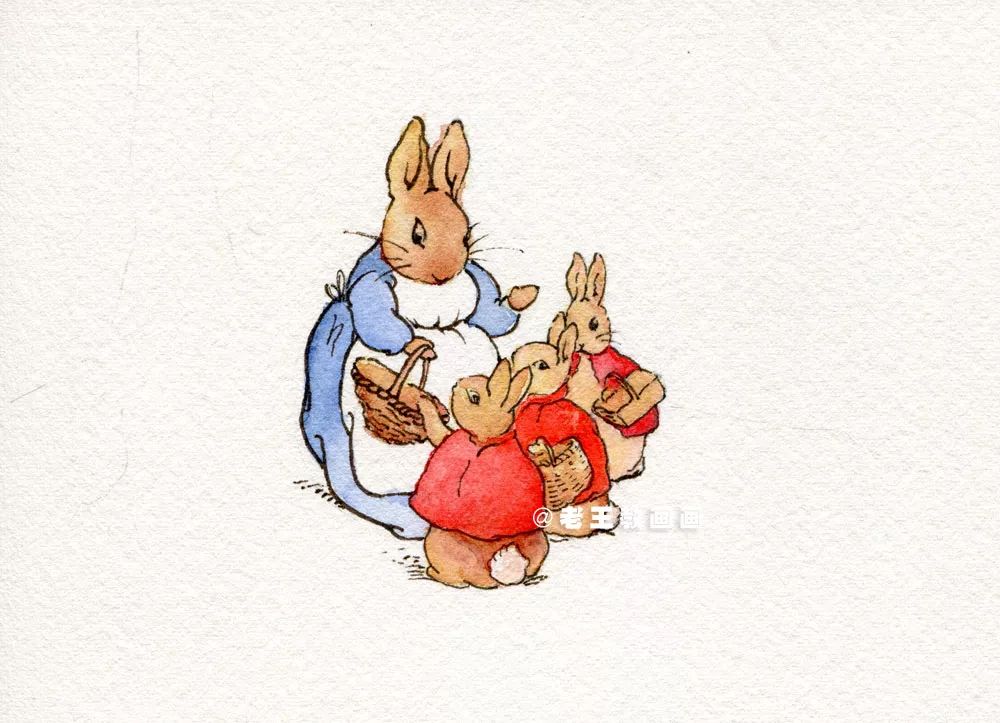 彼得兔简笔画的画法,彼得兔简笔画6步教你学会