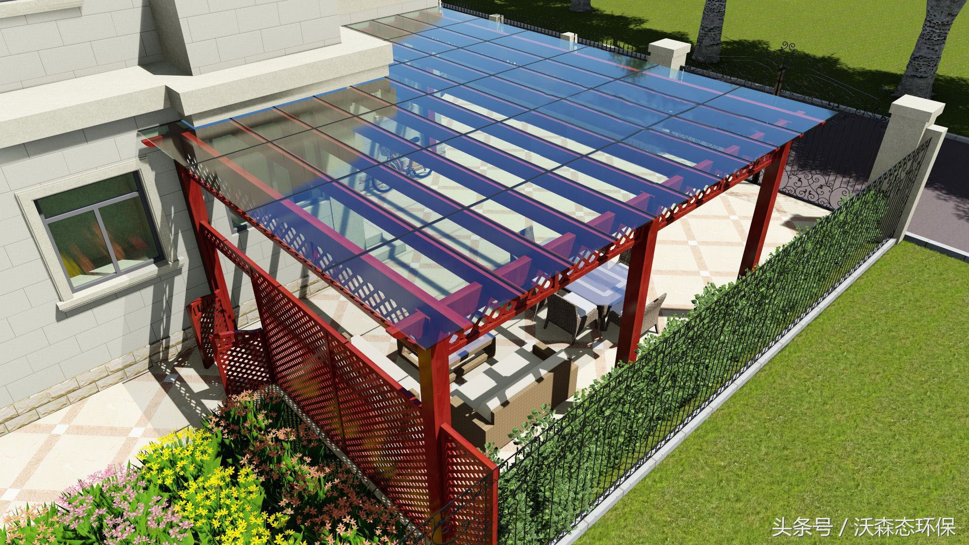 葡萄架拱门花架造型图片大全,铁艺装饰葡萄架效果图