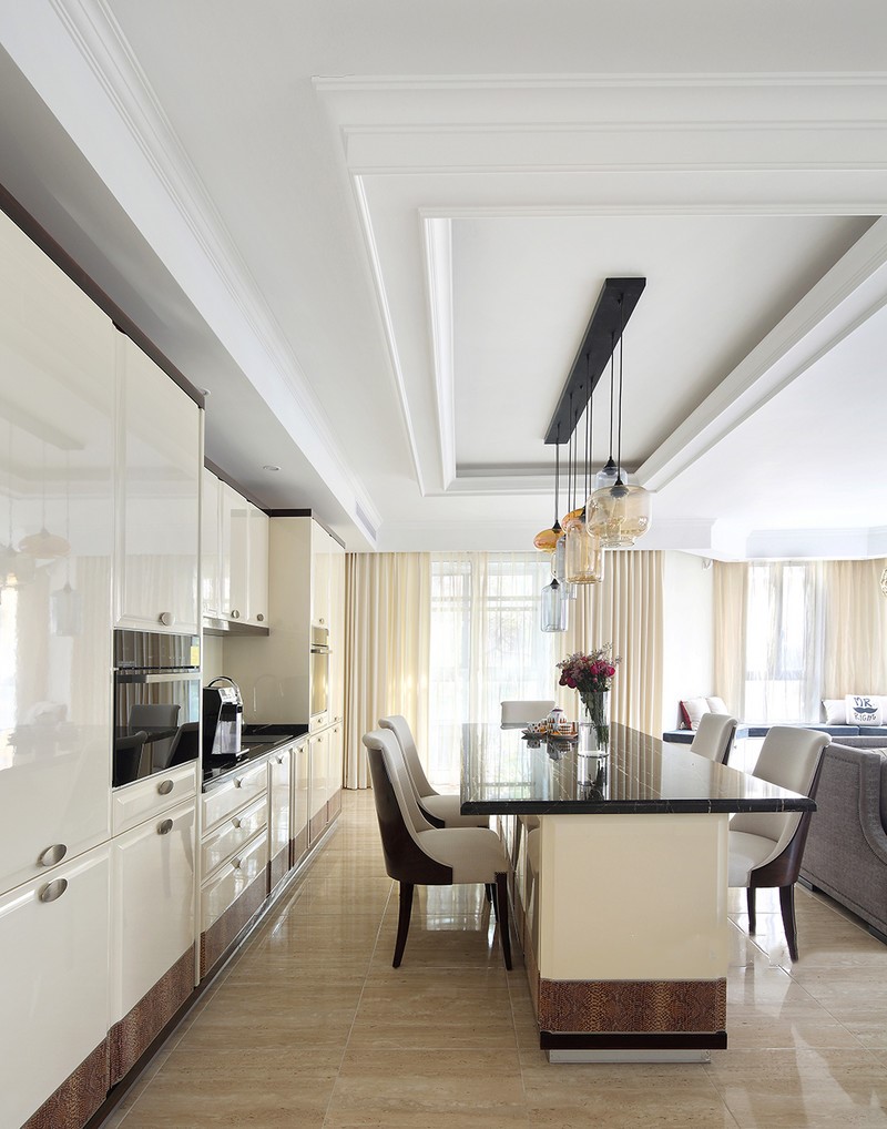 杭州110平美式装修,250平米美式经典装修