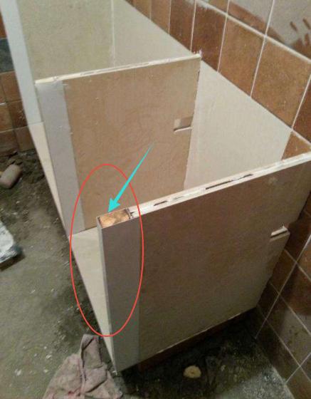 泥工师傅做的橱柜吊柜,泥工师傅用瓷砖打橱柜