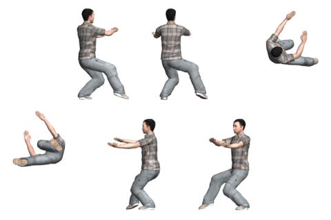 二十四式太极拳分解动作教学1-3式,太极24式3d动漫图解