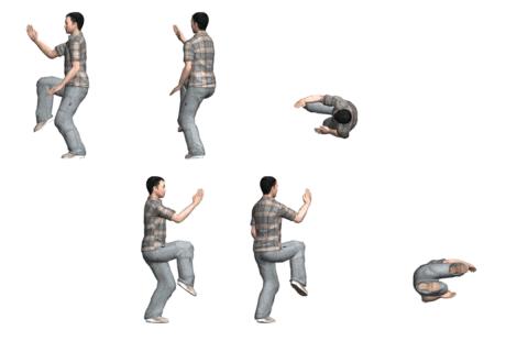 二十四式太极拳分解动作教学1-3式,太极24式3d动漫图解