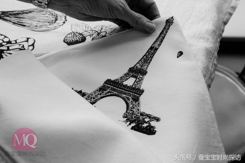 迷彩丝影-专访法国丝印大师VeroniqueFremy盛放法国的东土之花