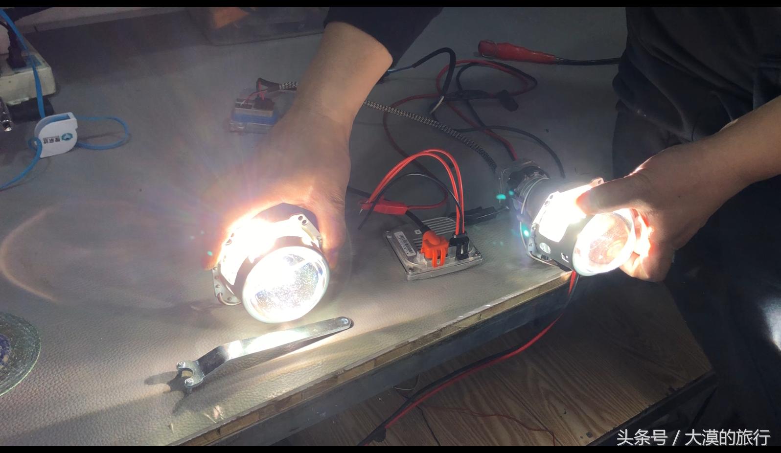 丰田坦途黄光灯,丰田坦途欧司朗激光大灯