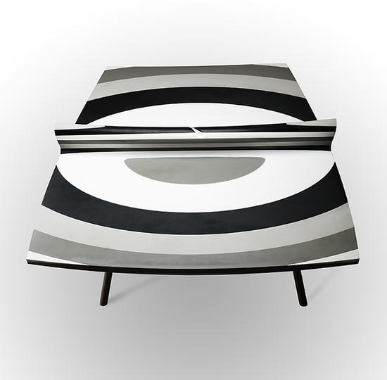 正方形桌子怎么打乒乓球,横厅乒乓球桌