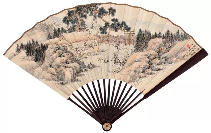 写意山水花鸟画精品欣赏,吴待秋山水画精品欣赏图文